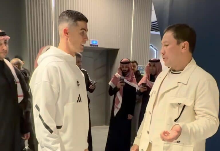 Геннадий Головкин Сауд Арабиясында Криштиану Роналдумен жолықты