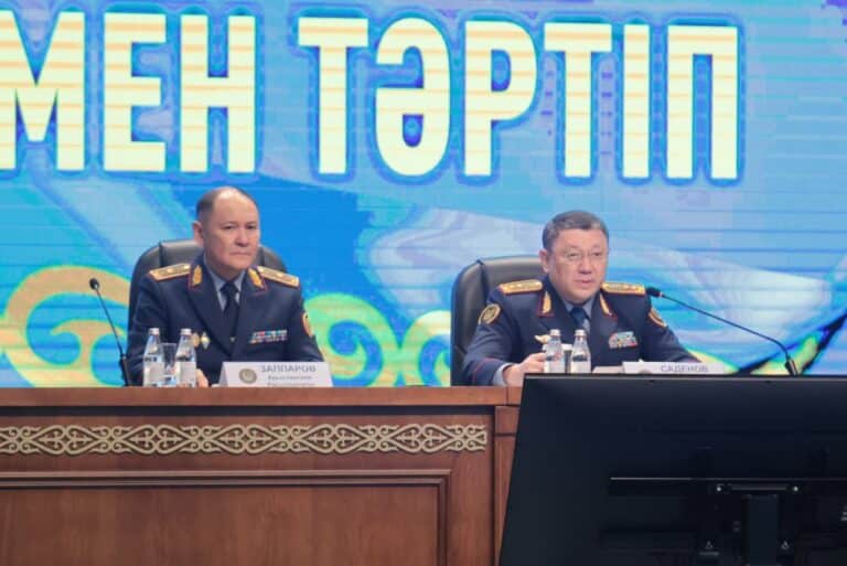 Глава МВД: Преступность в Алматы снизилась на 13%