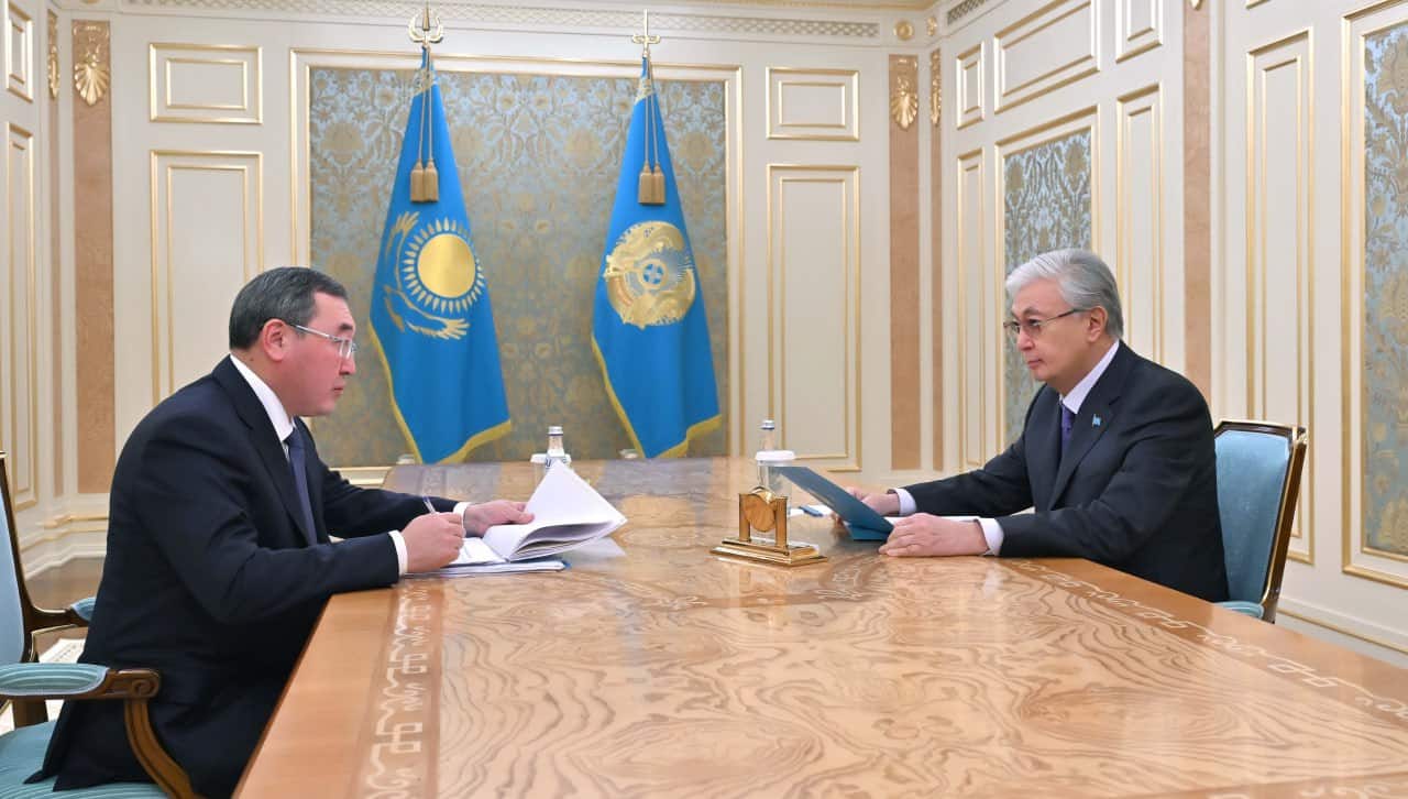 Султангазиев отчитался Токаеву