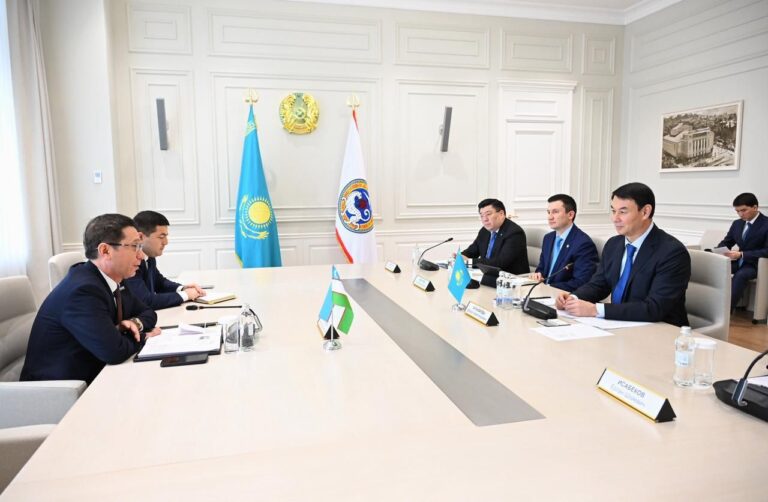 Аким Алматы встретился с Чрезвычайным и Полномочным Послом Республики Узбекистан