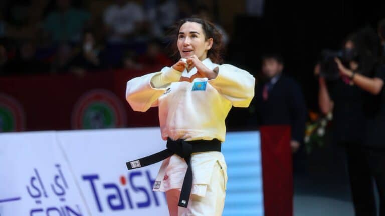 Дзюдоистка Абиба Абужакынова добыла бронзу турнира серии Большого шлема в Абу-Даби