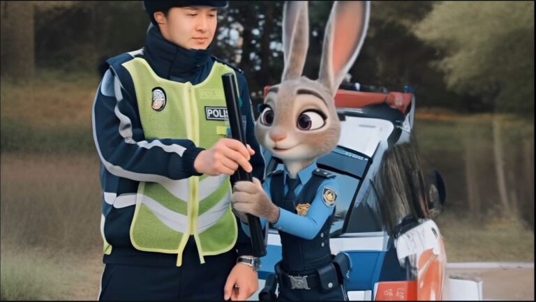 «Аңдар шаһары» кейіпкерлері Жетісу полициясының жұмысымен танысты (видео)