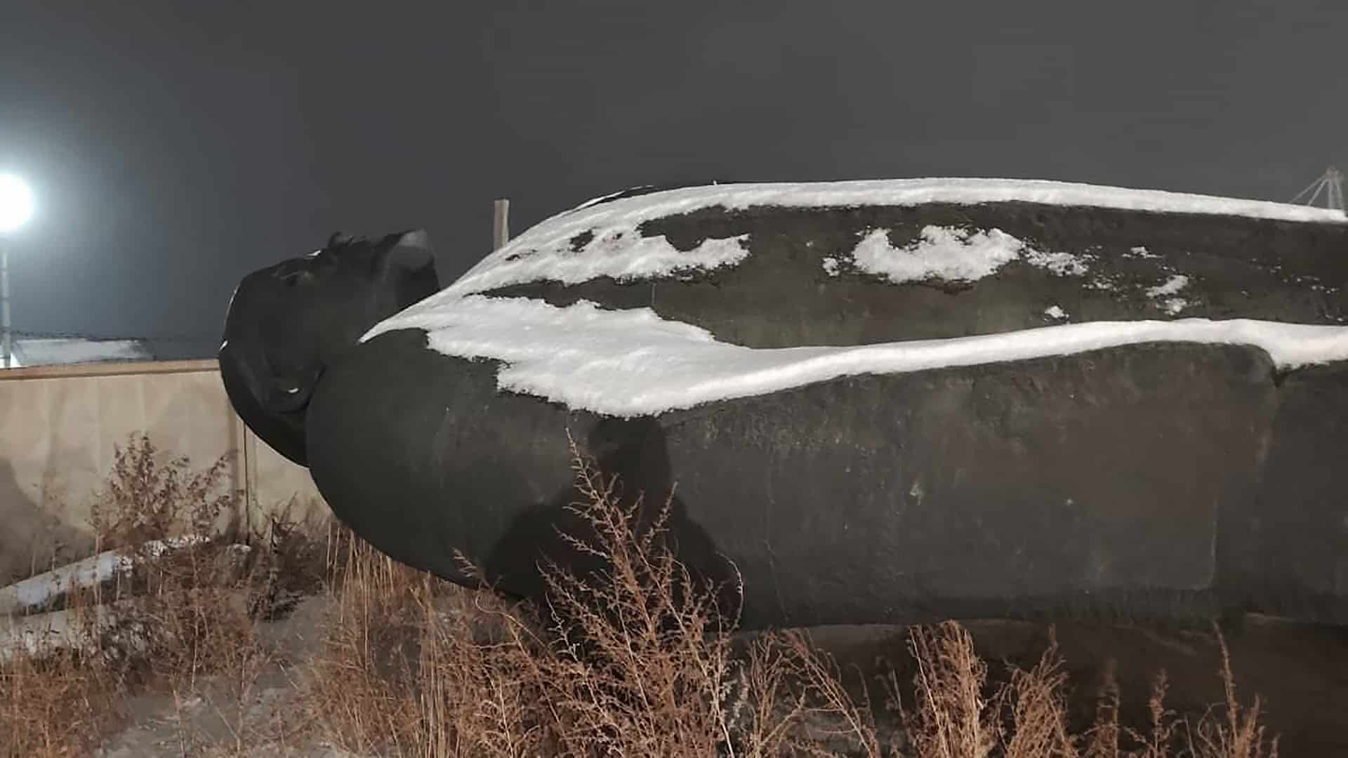 Последний целиноградский памятник Ленину нашли на окраине Астаны