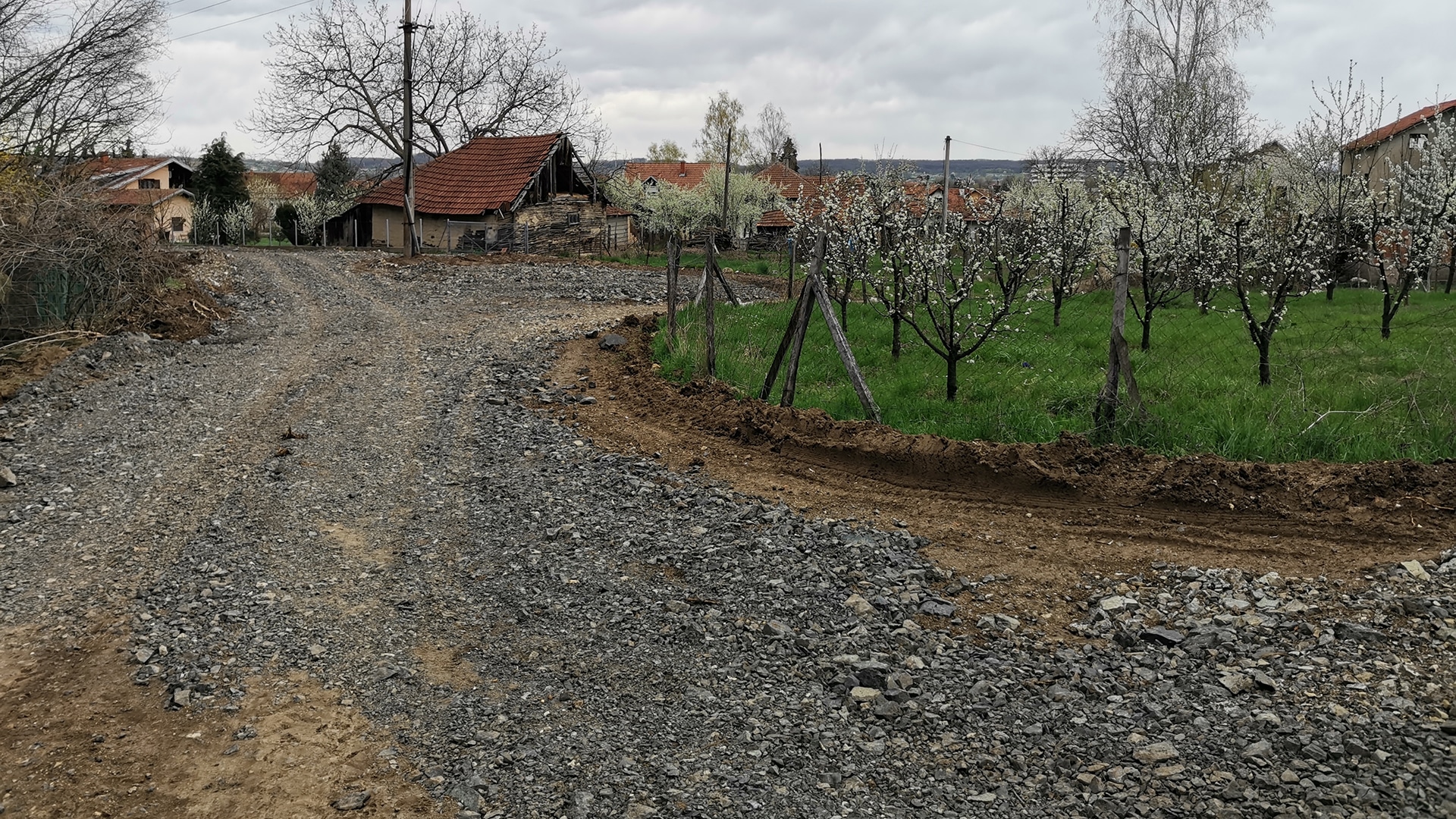 гравийные дороги
