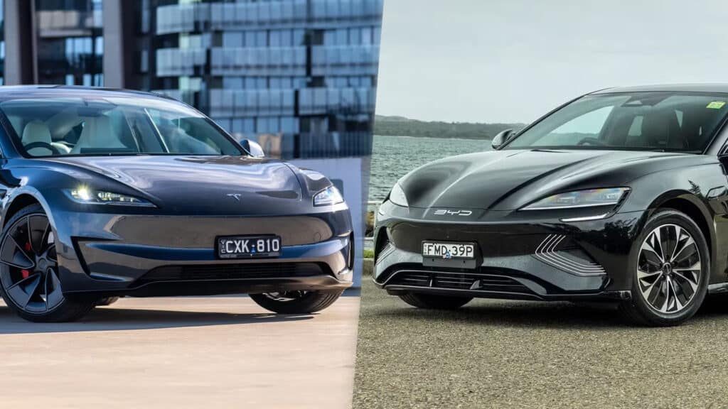 Tesla Model 3 и BYD Seal 2026 сравнили по ключевым параметрам