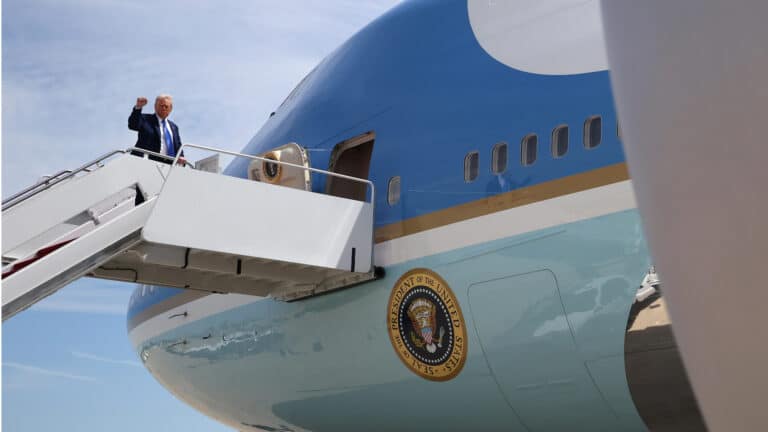 President Trump heads to Davos, plans to press Europe on Greenland