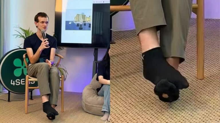 Миллиардер и создатель криптовалюты прочитал лекцию о бизнесе в дырявом носке