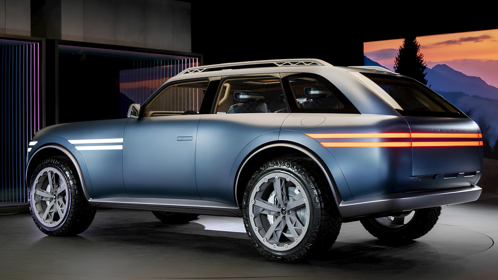 Концепт Genesis X Gran Equator, новый генезис внедорожник, кроссовер генезис, новый дженезис кроссовер, новый Genesis