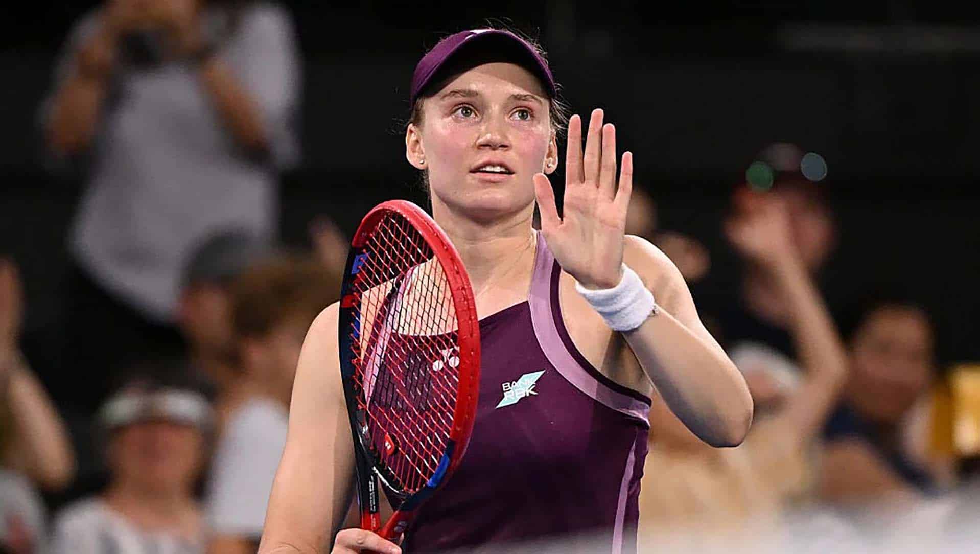 Елена Рыбакина вышла в четвертьфинал турнира Brisbane International-2026, rybakina