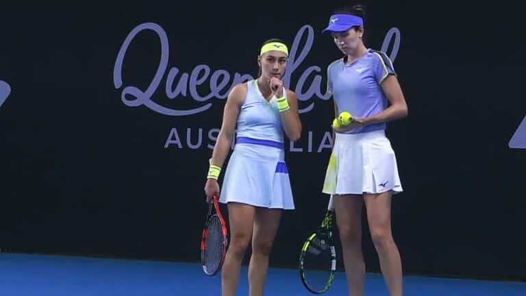 Данилина и Крунич остановились в шаге от финала в Брисбене