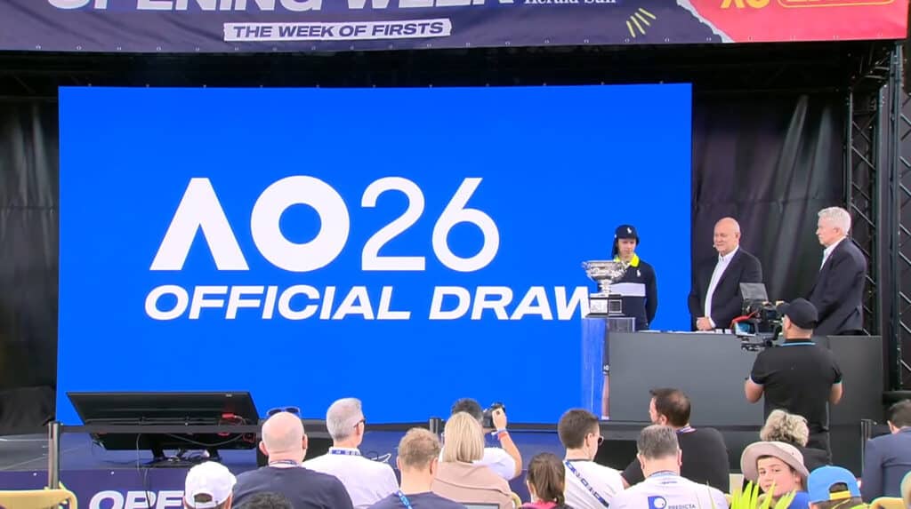 В столице Australian Open Мельбурне состоялась жеребьевка женского и мужского одиночного разряда АО-2026