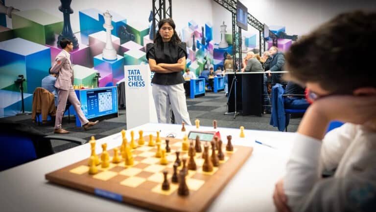 Третий раз сыграв вничью, Асаубаева отступила на 5-е место в Вейк-ан-Зее