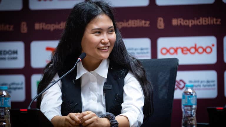 Бибасара Асаубаева сыграла в Вейк-ан-Зее вничью с Иванчуком