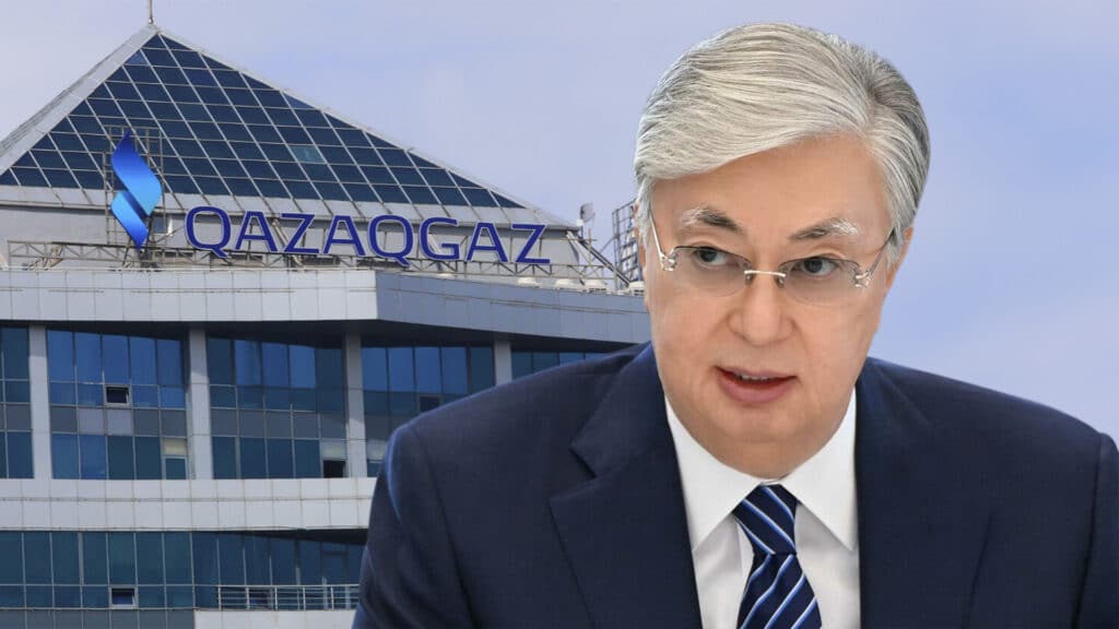 Токаев потребовал от QazaqGaz повысить эффективность работы/коллаж kursiv.media, бильд-редактор: Дастан Шанай