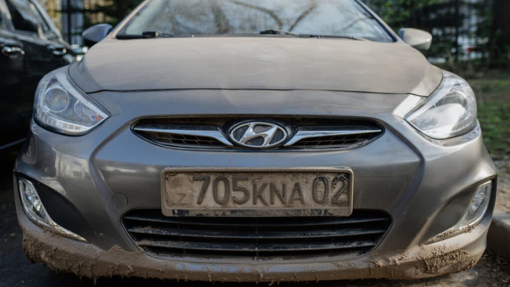 В Казахстане выросли штрафы за грязные и нечитаемые номера на авто