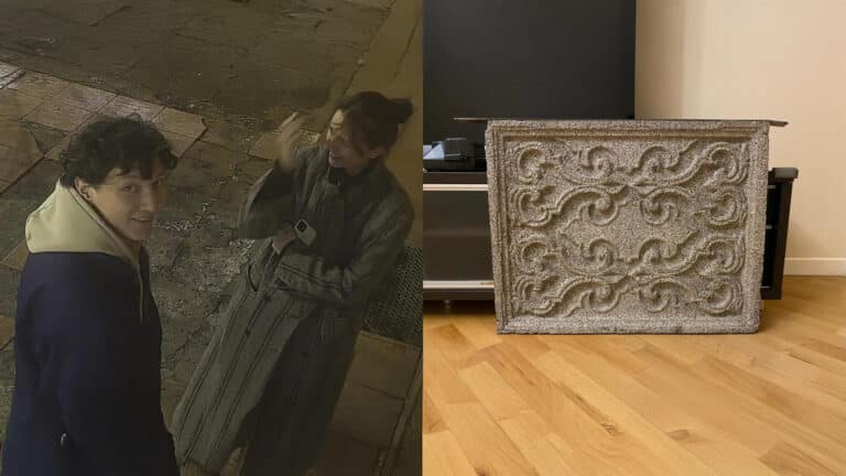 Алматинские Бонни и Клайд устроили переполох в Threads, украв бетонную плиту