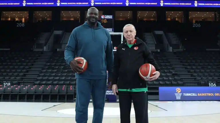 Ердоған Шакил О’Нилмен баскетбол ойнады