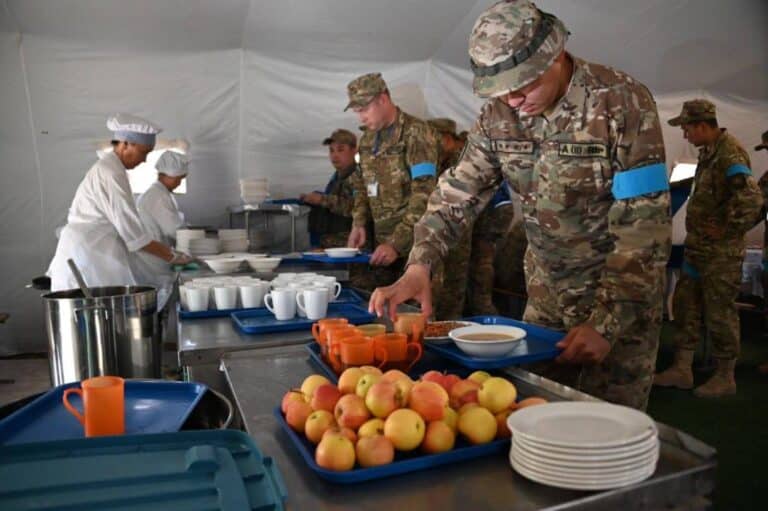 Әскерилердің ас мәзірінде азық-түлік пен рацион үлесі кеңейді
