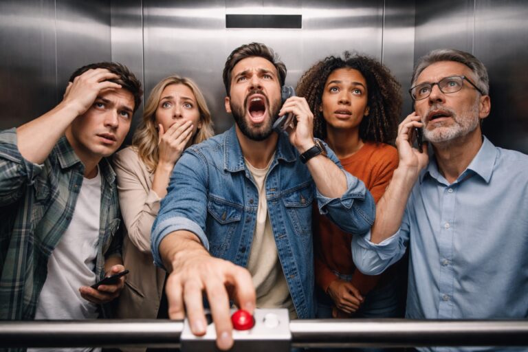 В Астане спасли 11 человек, застрявших в Новый год в лифте