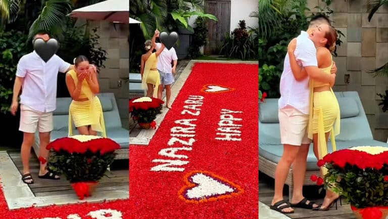 Блогер Нәзира Зәрудің жаңа сүйіктісі бассейнді гүлге көмкерді