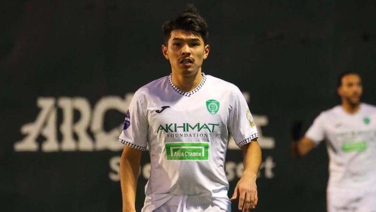 Галымжан Кенжебек отметился первыми результативными действиями за «Ахмат» – видео