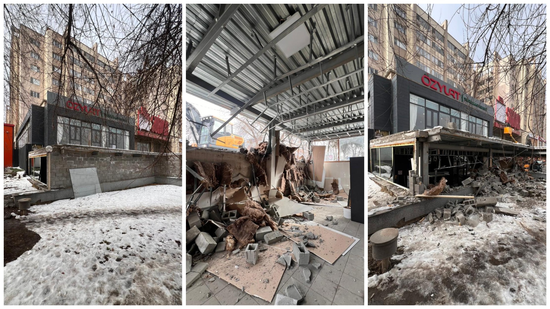 Ozyurt түрік мейрамханасы бұзылды