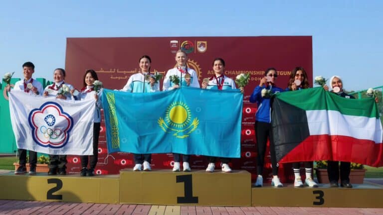 Казахстанские стрелки добыли золото и два серебра на чемпионате Азии в Катаре