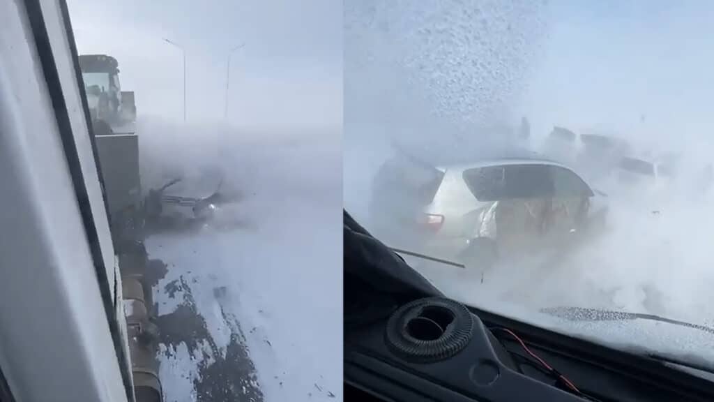 Сразу 10 автомобилей пострадали в ДТП на трассе Актобе – Астрахань