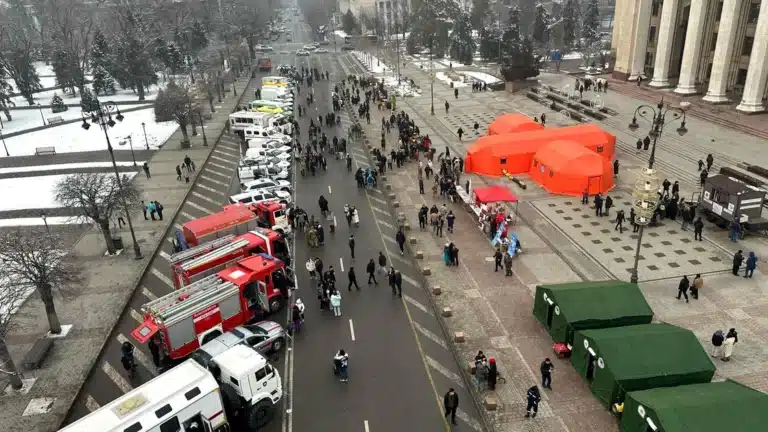 Зачем в Алматы ДЧС перекроет площадь 