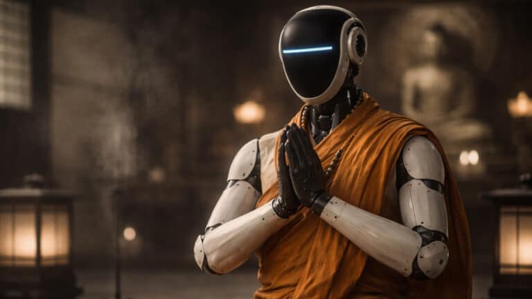 Japanese university unveils AI-powered humanoid Buddhist monk robot