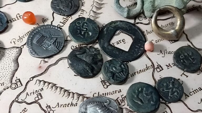 Серебрянные и медные монеты эпохи Византии нашли в Мангистау