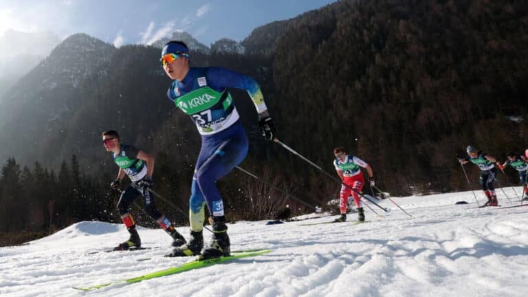 Олимпиада-2026: лыжник Муратбеков стал 45-м в скиатлоне, Башмаков – 49-й