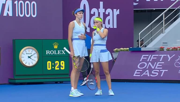 Пара Данилина/Крунич выиграла турнир WTA-1000 Qatar Open-2026