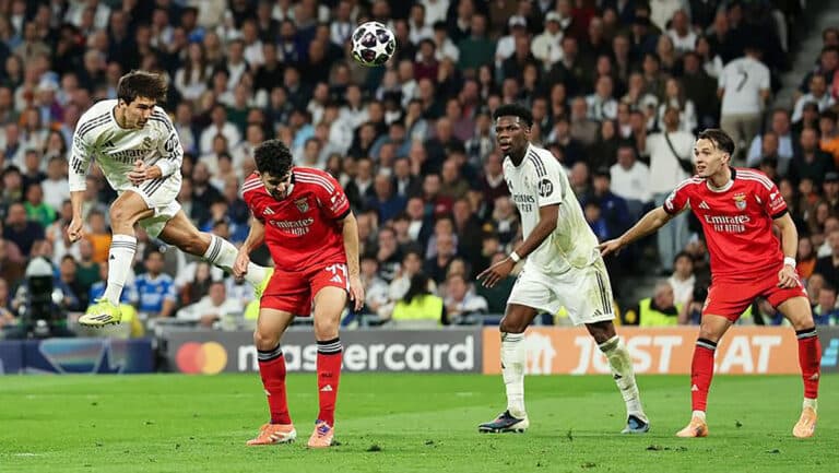 «Реал» без Мбаппе вновь победил «Бенфику» в Лиге чемпионов