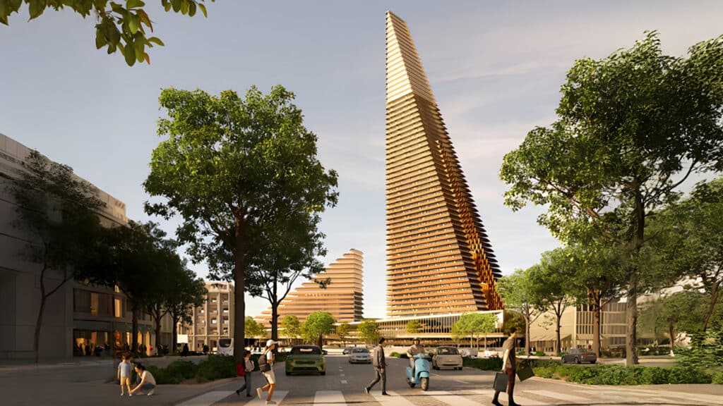 Более $800 млн инвестируют в строительство высочайшего здания в Алатау/Iconictowers, бильд-редактор Адэлина Мамедова