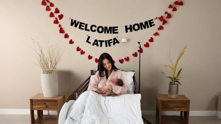 Айжан Байзакова стала мамой в третий раз