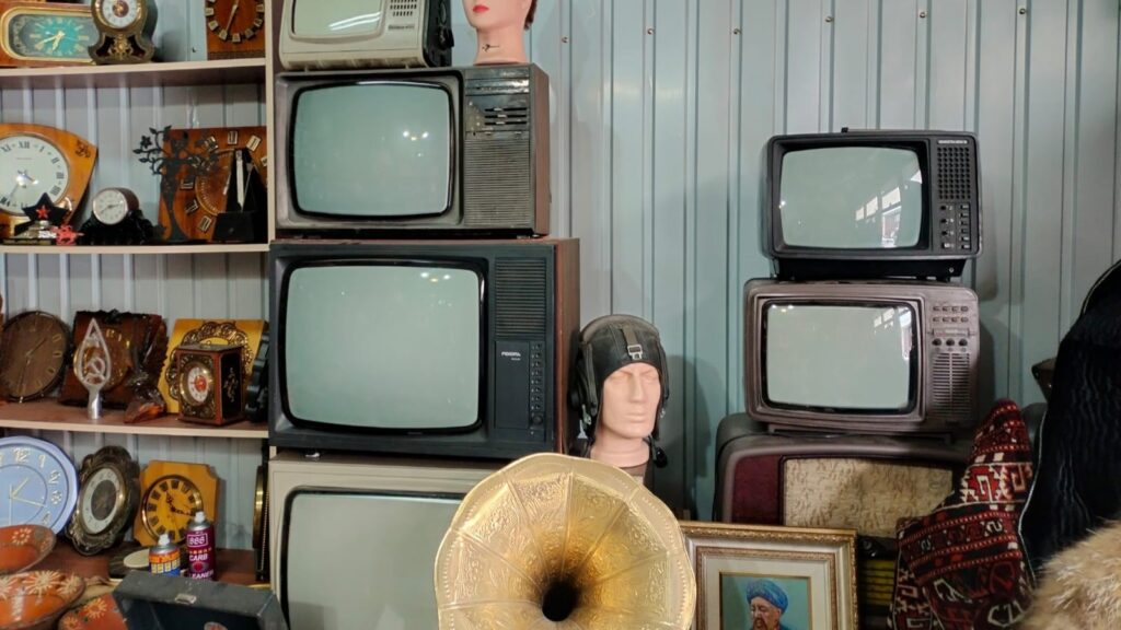 Кеңес дәуіріндегі теледидарлар / фото: Шадияр Өстемір