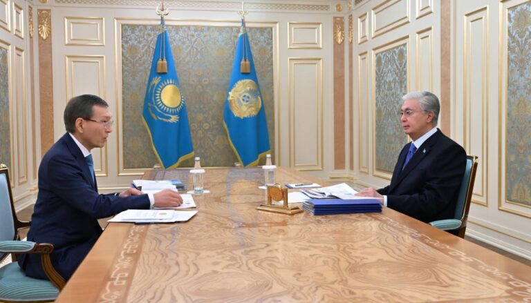 Тоқаев Орталық рефендум комиссиясы төрағасы қабылдады