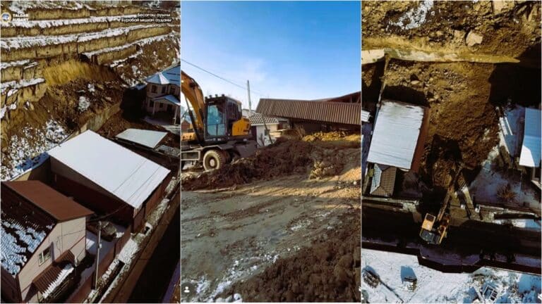 Бесағаш ауылында тағы да лай көшкіні болды (видео)