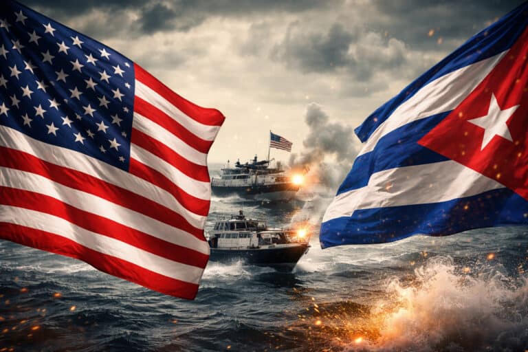 Катер под флагом США открыл стрельбу у берегов Кубы