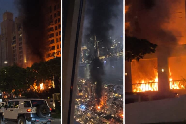 Иранские ракеты ударили по Дубаю: обломки упали в жилом районе