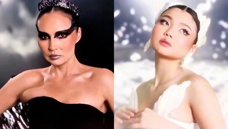 Аққу мен қарақу: Қайраттың Жұлдызы қызымен бірге ерекше образда шықты 