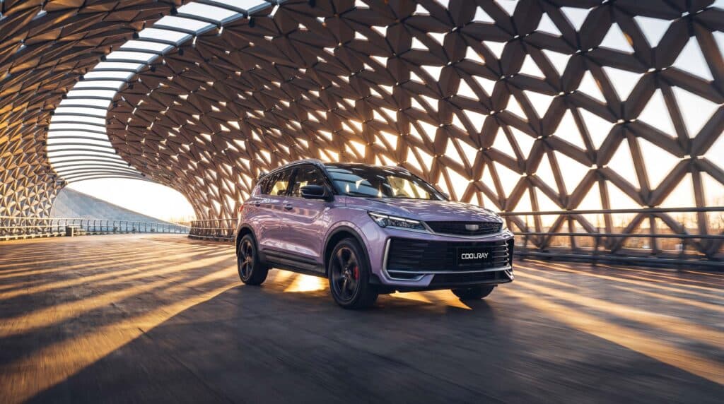 Обновленный Geely Coolray вышел на рынок Казахстана
