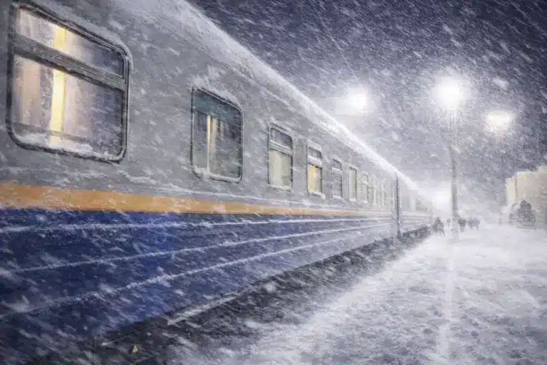 Из поезда на мороз: в области Абай полицейские доставили в пункт обогрева 60 человек