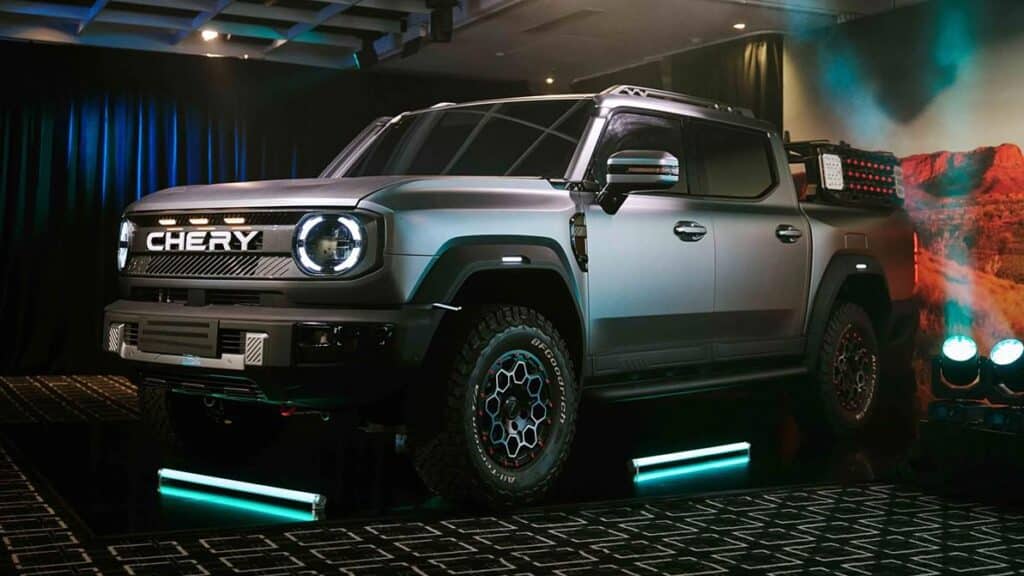 Chery жаңа дизель-гибрид пикабын таныстырды