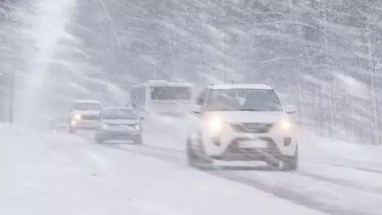 Метель парализовала движение на трассе из Астаны в Алматы