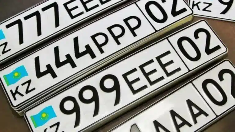 ZEK,MAL,QYS: мемлекеттік нөмірлерде қандай әріптерге тыйым салынған