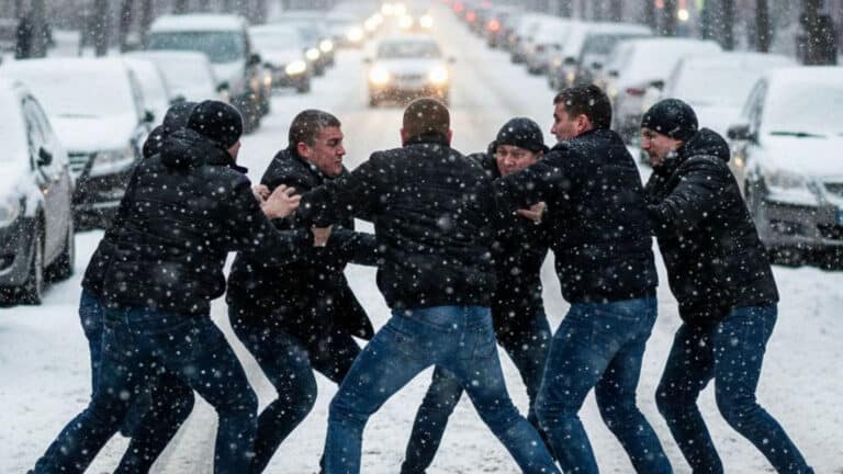 Шымкентте тағы да жол үстінде жаппай төбелес болды