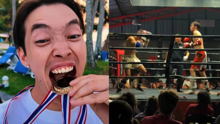 Алмаз Мержакыпов впервые вышел на бой по муай-тай в Таиланде