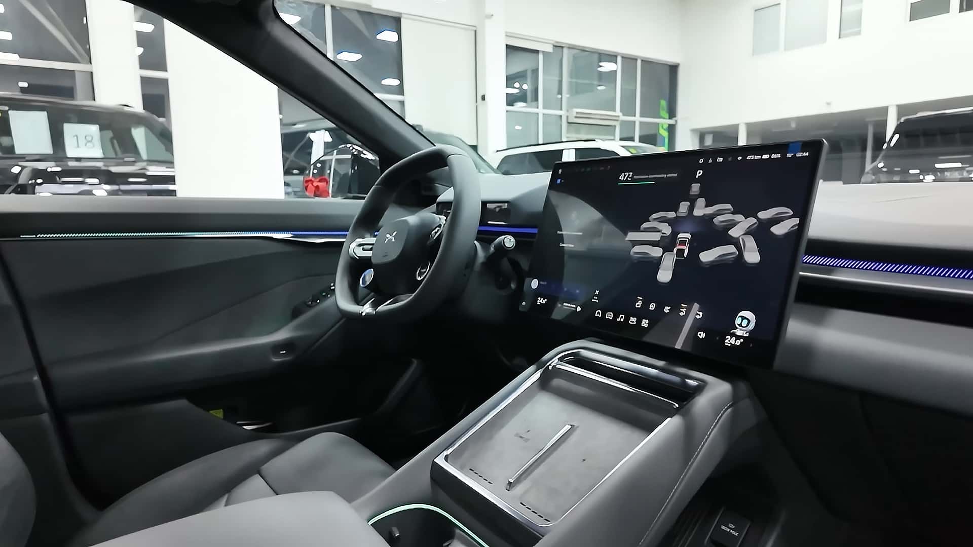 Xpeng P7, икспенг п7, икспенг электромобиль, санжар рулит